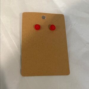 🧸5 for $15🧸Lego recycled red earrings
